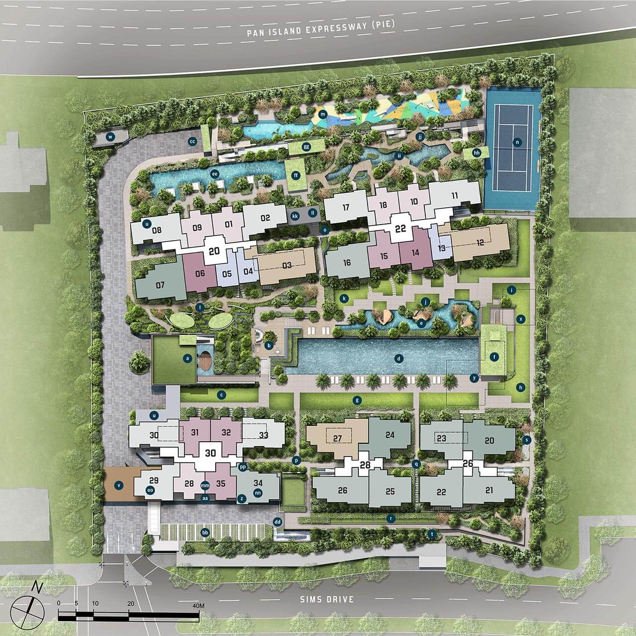 Floorplan | Penrose Condo | Penrose Floor Plan Layout & Project Brochure